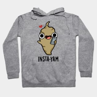 Insta-yam Cute Yam Veggie Pun Hoodie